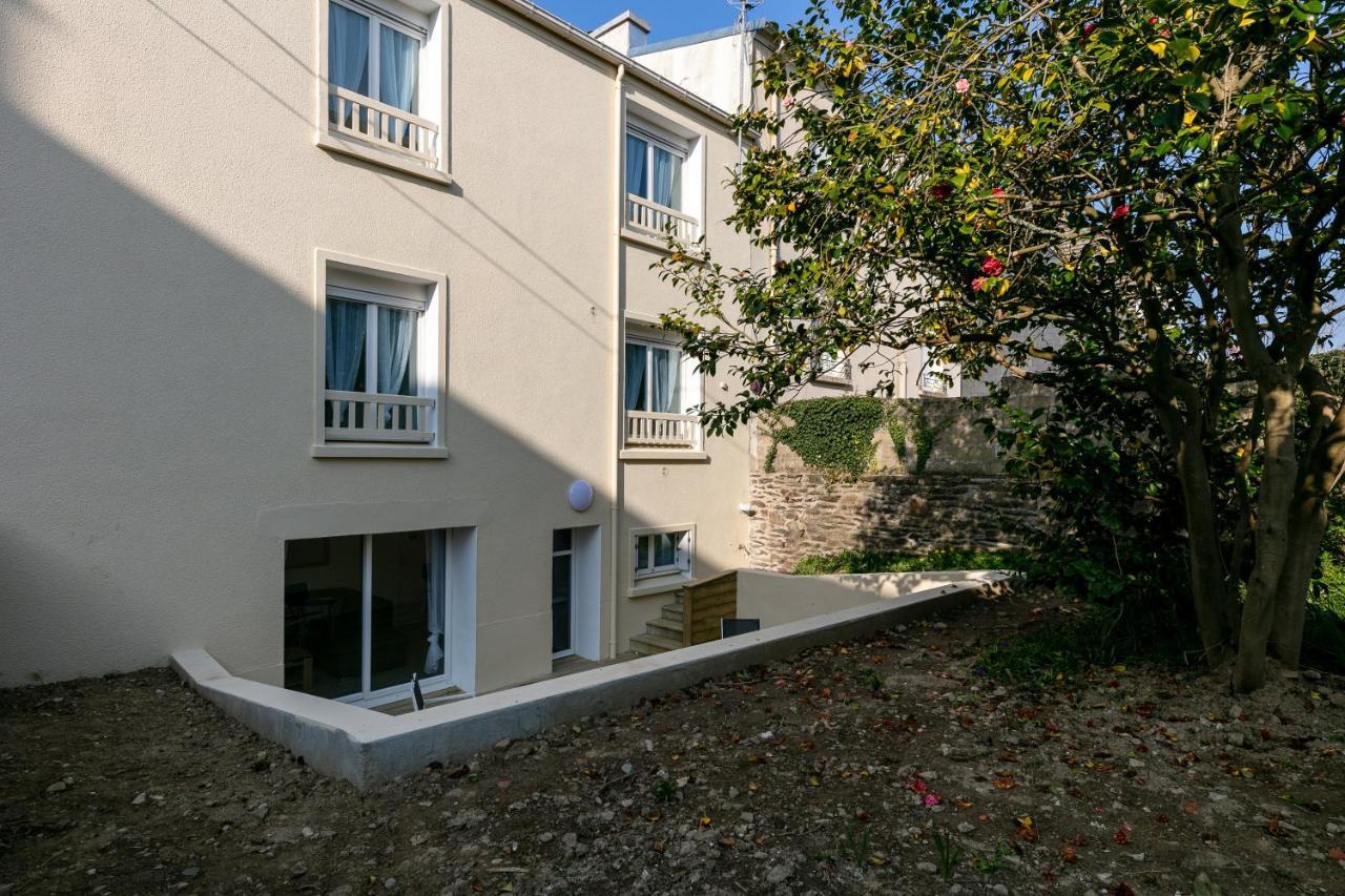 La Belle Poule : Chambre Spacieuse Avec Sdb Privative, Cuisine Et Salon Partages, Terrasse, Proche Facs Et Centre Brest Bagian luar foto